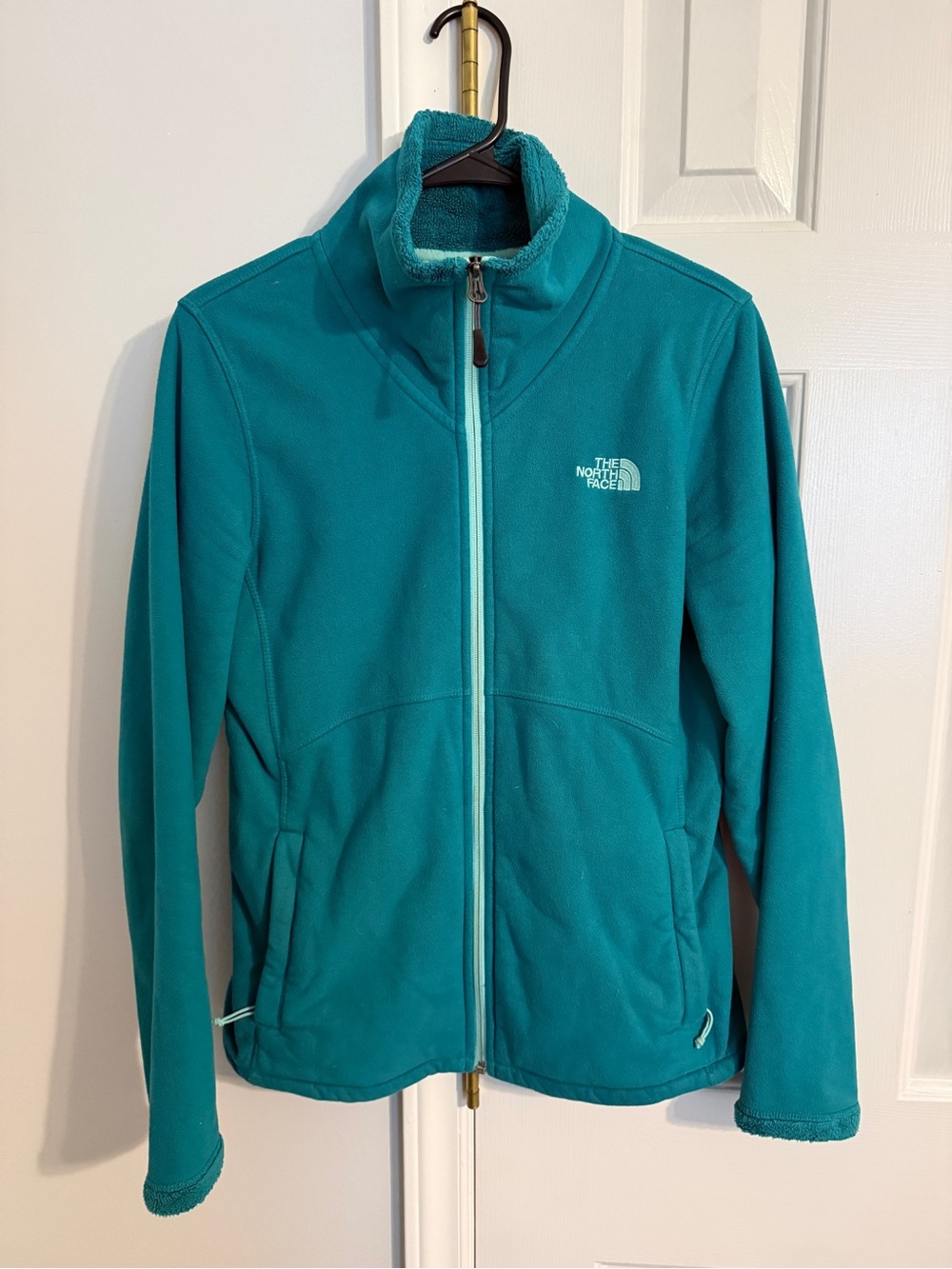 The North Face Women's Teal Full-Zip Fleece Jacket